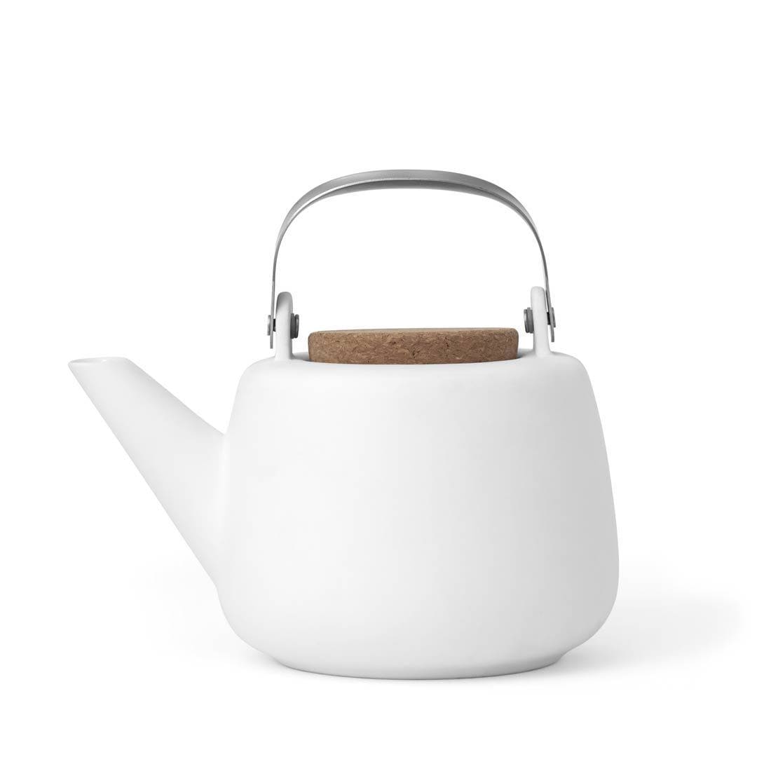 Nicola™ Porcelain Teapot - VIVA | Color=Charcoal